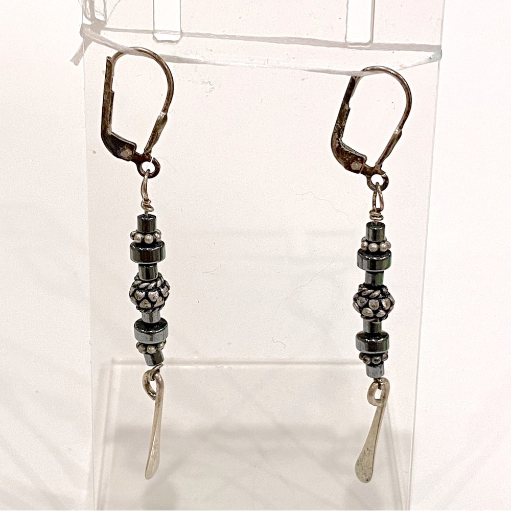 Vintage 90’s Handcrafted Wire dangle Earrings Pierced Ears